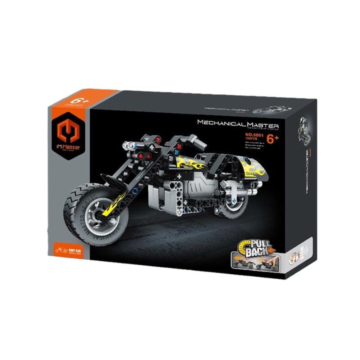 Set de constructie IM.MASTER, Motocicleta, 183 piese