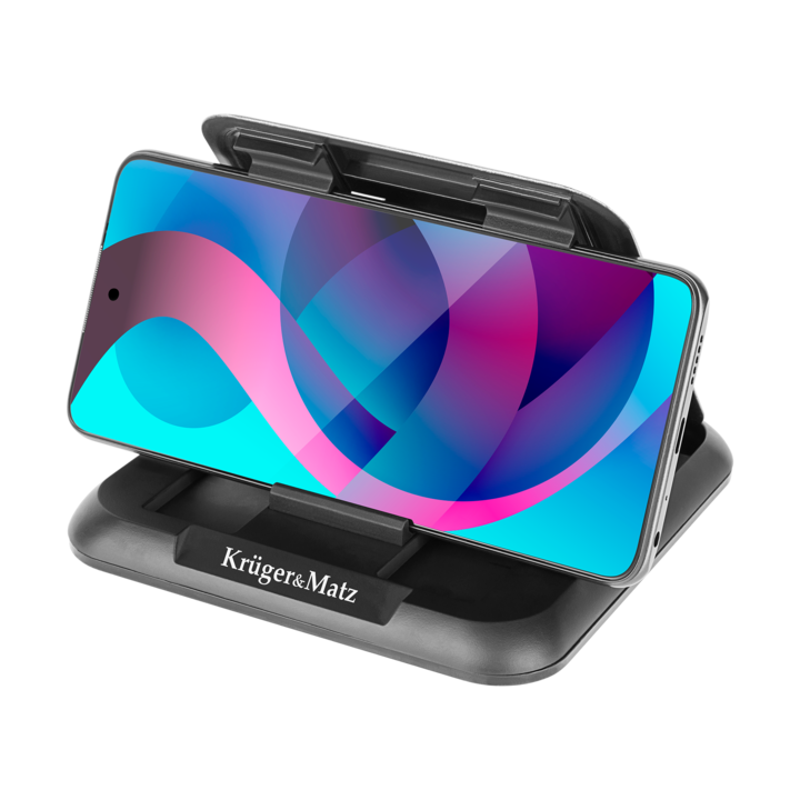 Suport universal pentru tableta, Kruger&Matz, 3 pozitii de inclinare, 137x137x20mm, 200g