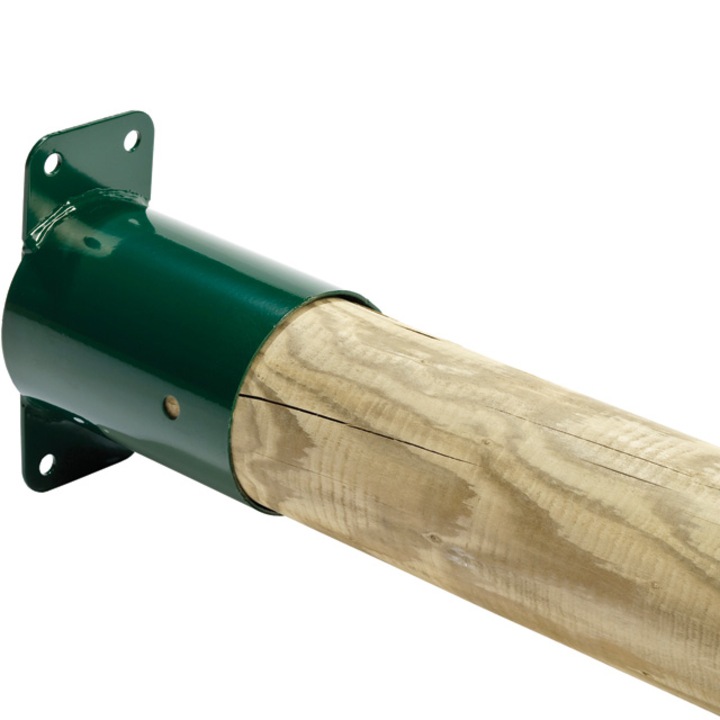 Element de prindere grinda fi100, KT, otel vopsit, 2,5mm, verde