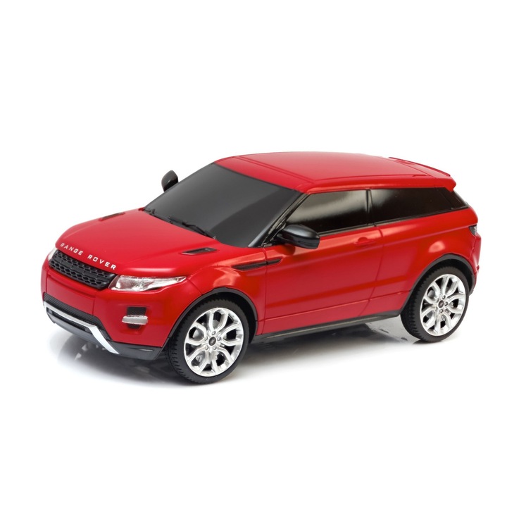 Количка с дистанционно Rastar, Range Rover Evoque R/C мащаб 1:24, червен, 18см