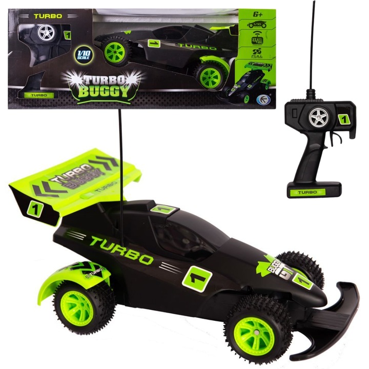 Автомобил бъги с дистанционно управление, Kathay-Haster, 44см, мащаб 1:10, 27MHz, батерия, за 6 години+