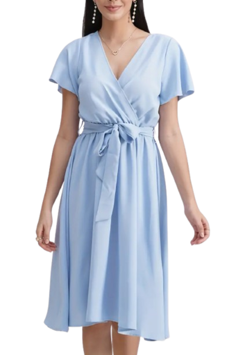 Минимизирана рокля с волани, Син