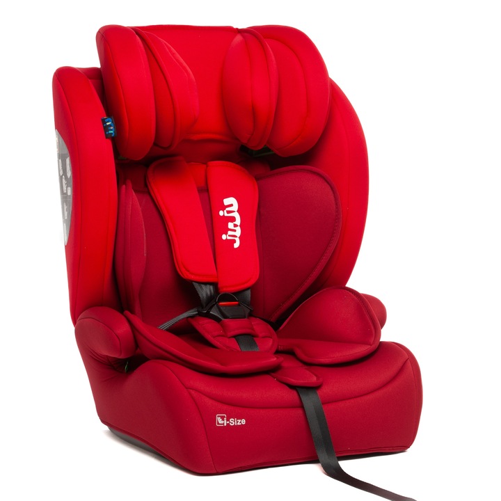 Столче за кола Juju Safe Rider i-Size, Червен/Бордо