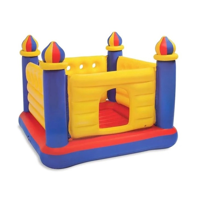 Felfújható trambulin gyerekeknek, maximum 45 kg, 175x175x135m