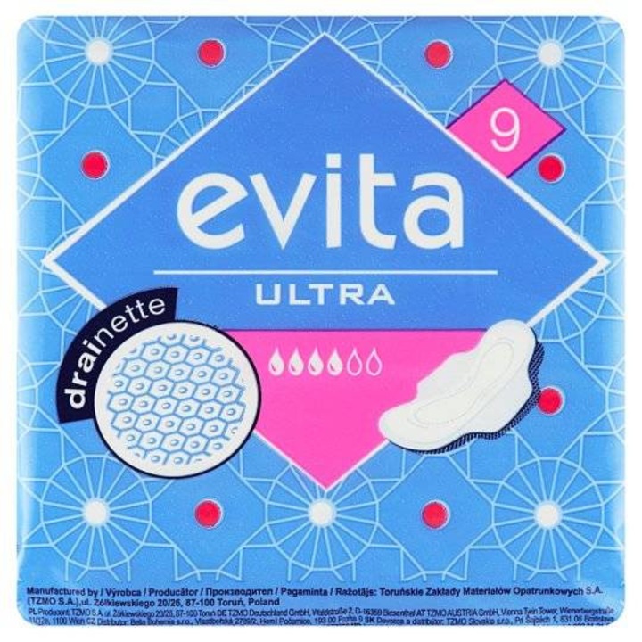 Evita absorbante zilnice drainette 9 buc