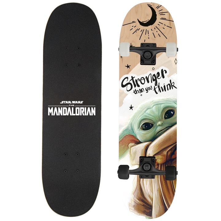 Skateboard din lemn, 79x20cm, 100kg, Disney, Marvel, Star Wars