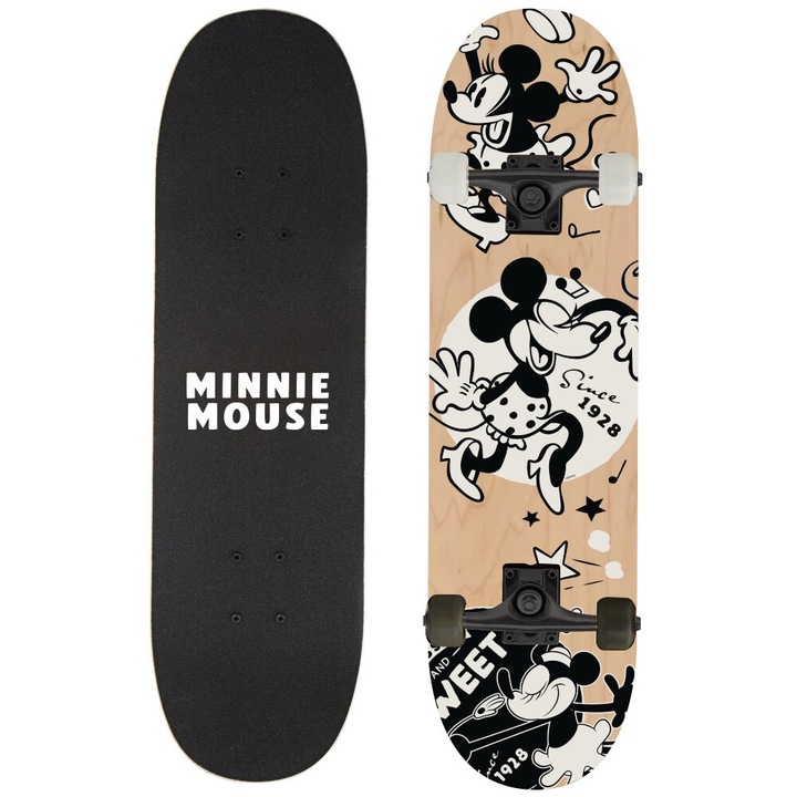 Fa gördeszka D100 Minnie, 79x20x12cm, PU kerekek, maximum 100 kg
