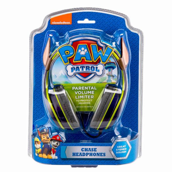 Casti cu fir, EKids, Psi Patrol Chase, volum sigur 85dB, ajustabile, multicolor