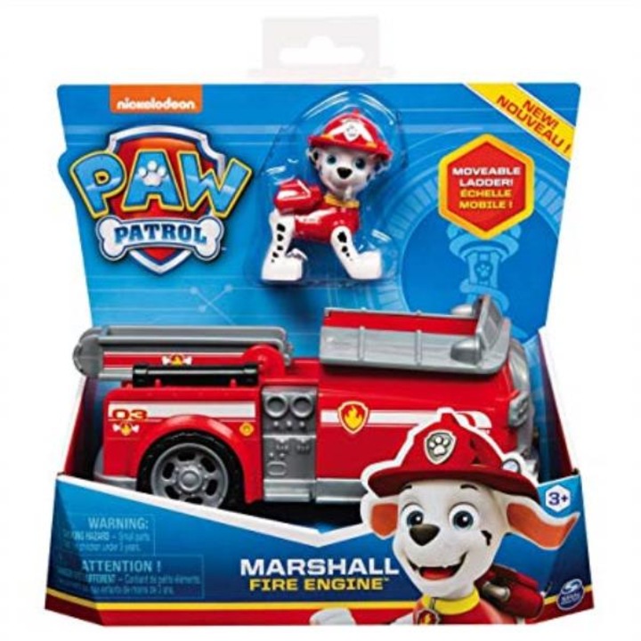 SPIN PAW PATROL autó figurával, Everest, 21x19x9,5cm, készlet gyerekeknek 3 éves kortól