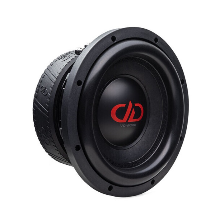 DD Audio W710-D2 PA mélynyomó, 4 Ohm, 1200 W, fekete/piros