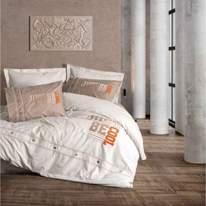 Dupla ágyneműgarnitúra, 6 db, Cottonbox, franciaágy, 6 db, Cottonbox, Cool, Pamut 100%