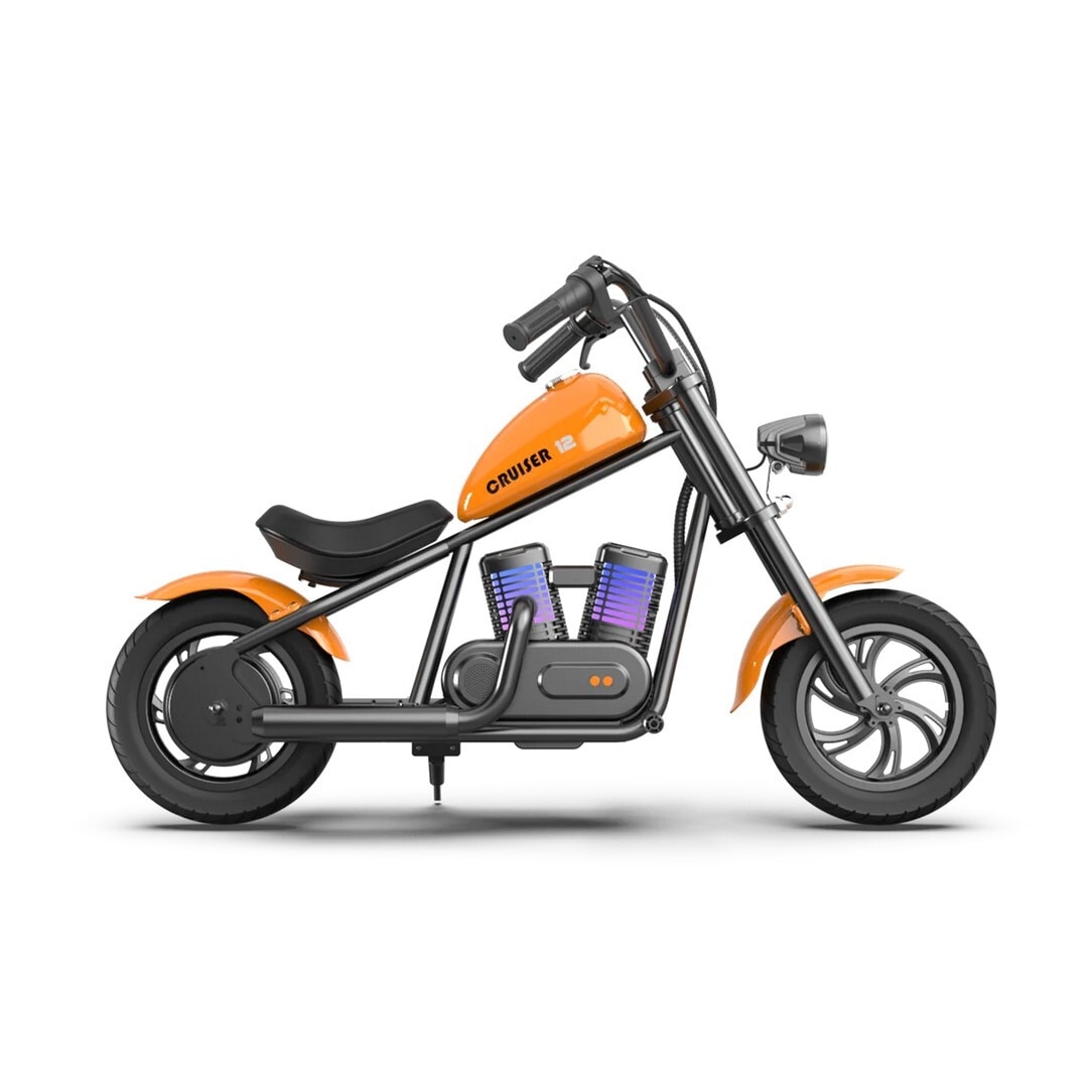 Motocicleta electrica Hyper Gogo Cruiser 12 Plus, portocaliu/negru