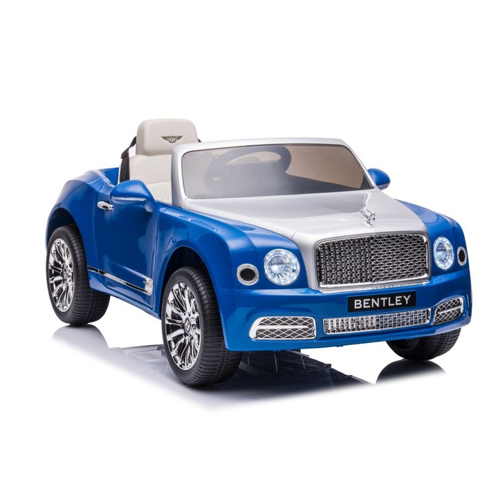 Акумулаторна кола Bentley Mulsanne, син, 121x60x34см, комплект