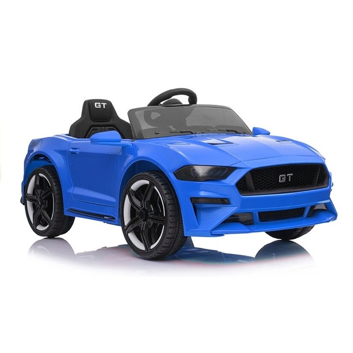 Masinuta electrica BBH-718A, albastra, cu telecomanda, 3 viteze, 12V, pentru copii de la 3 ani