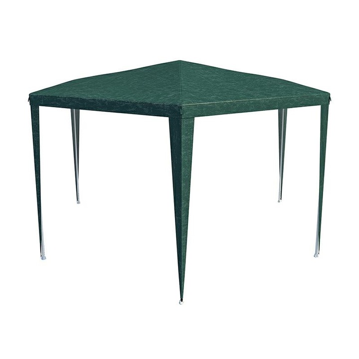 Acoperis pentru pavilion, 2x2x2m, polietilena verde, rezistent la apa, 6 pereti