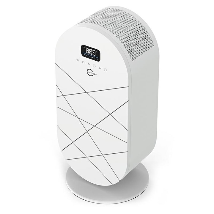 Carruzzo légtisztító, HEPA H13, WiFi, 60W, 29.5x29.5x61cm, 20-36m2 helyiségekhez
