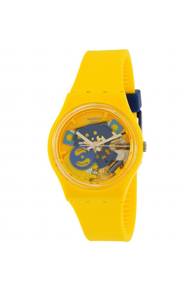 Watches: Swatch watch steel only time analog man steel strap YWM400G Irony  Big