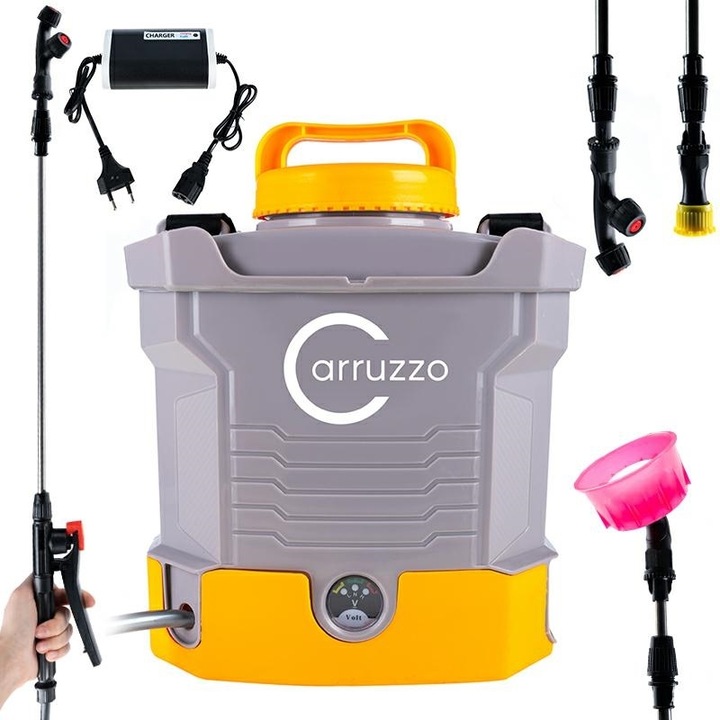 Pulverizator gradina Carruzzo, 5L, 50-70cm lance, acumulator 1,8Ah, 29x18x36cm