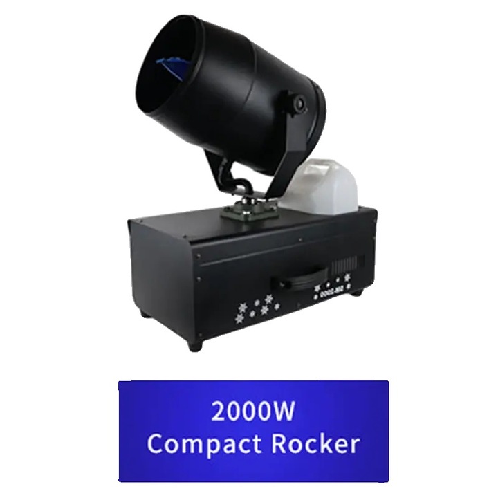 Masina de zapada, 2000W, efect de iluminare DMX, priza EU