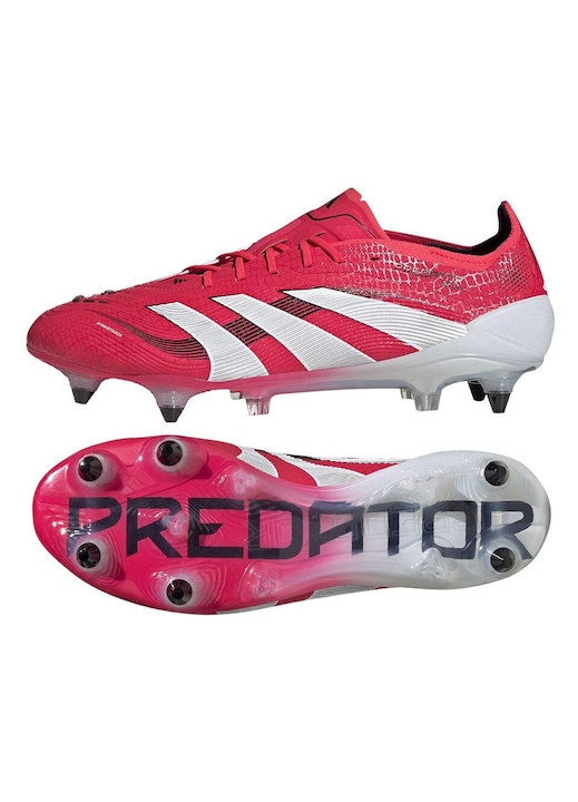 Мъжки спортни обувки, Adidas, Predator Elite, синтетични, за футбол, розови, 42 EU