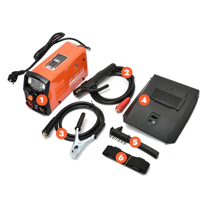 Hitbox Compact Aparat de sudura Hitbox ARC200D, design compact, display digital ...