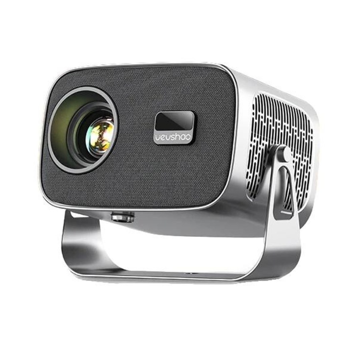 Videoproiector mini portabil, 350 ANSI lumeni, rezolutie 1280x720, conectivitate wireless, 190x160x120mm