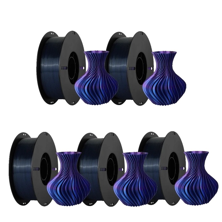 Filament 3D, Tri Color Silk, 1.75mm, 5kg, set