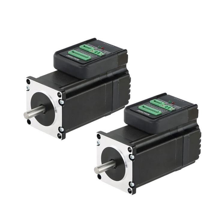 Motor pas cu pas Nema23, cu cuplu de 2N.m, curent maxim de 6A, set de 2 bucati, DC24~48V