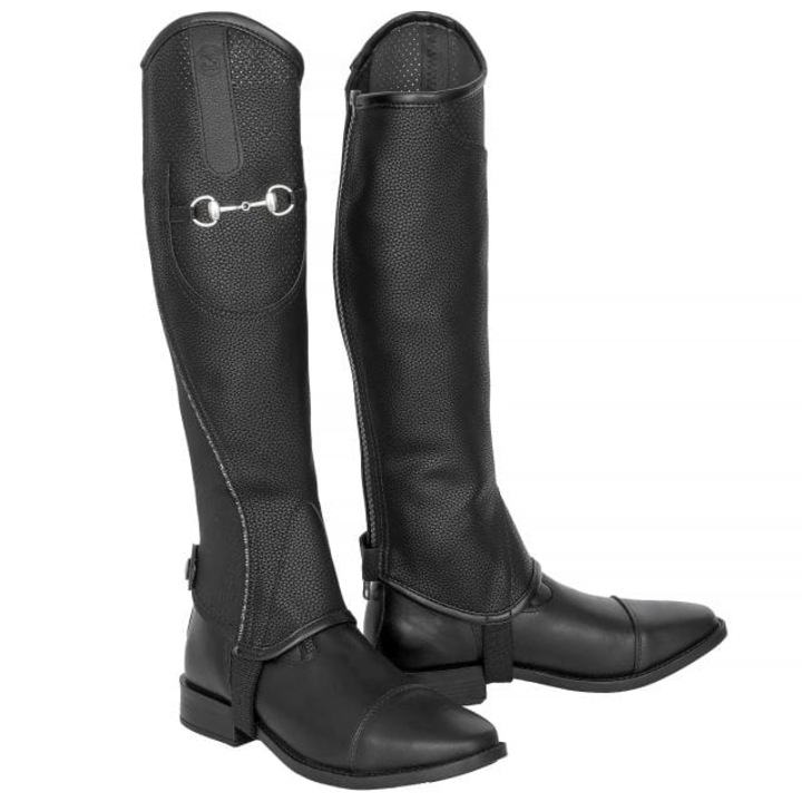 Cizme echitatie Start, model START, negru, LN, material perforat