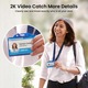 Sonerie video wireless, 2K HD, unghi ultra-larg 170, compatibilitate cu Alexa si Google Assistant