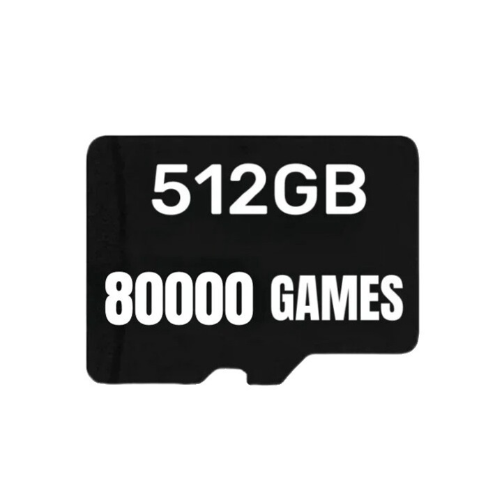 Card de memorie, 512 GB, 80000 de jocuri preinstalate