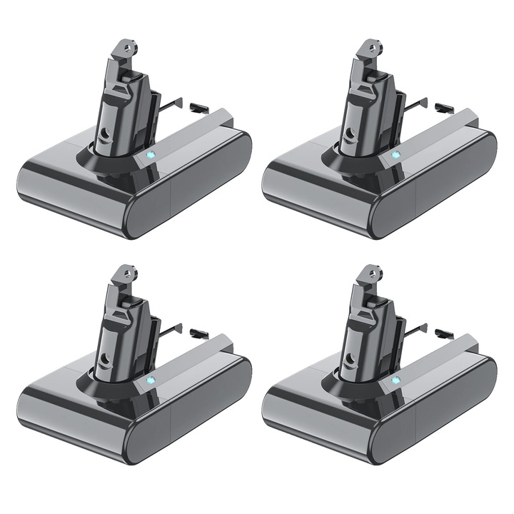 Baterie de schimb V6, 21.6v 6000mAh, incarcare rapida, protectie la suprasarcina, set