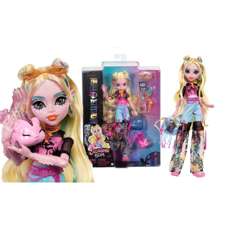Кукла, Monster High, морски аксесоари, 4 години+