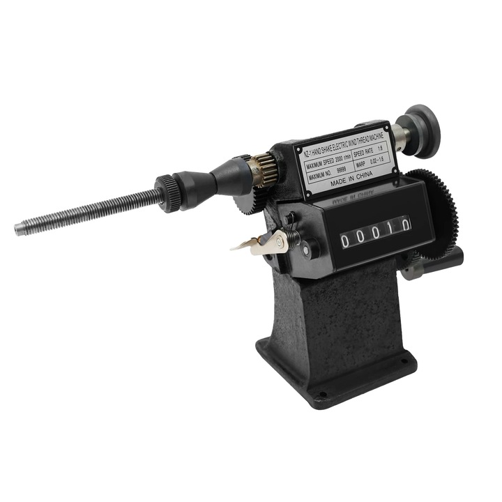 Tekercselőgép, számláló funkcióval, huzalátmérő 0,02-2,6 mm, fekete