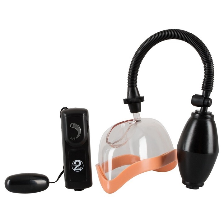 Вагинална помпа You2Toys, С вибрации, На батерии