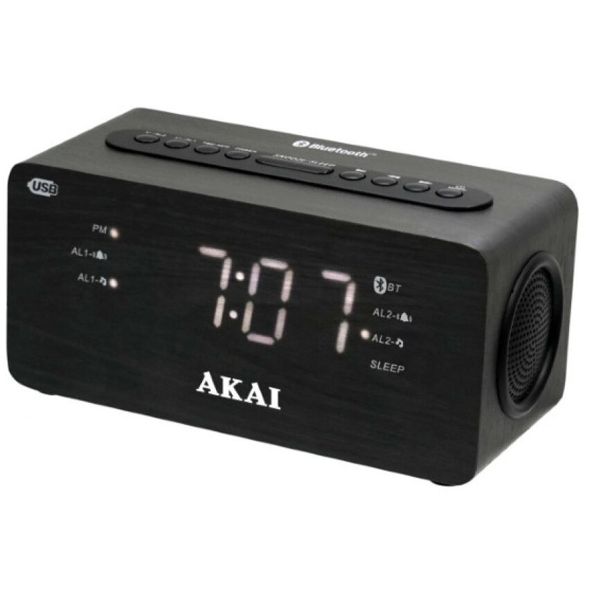 Radioceas AKAI ACR-2993, FM radio, dual alarm si functie incarcare telefon