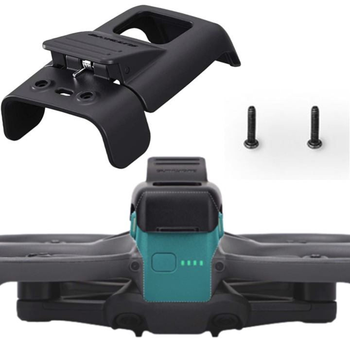 Clip de protectie pentru baterie DJI Avata 2, SunnyLife, montare usoara, negru