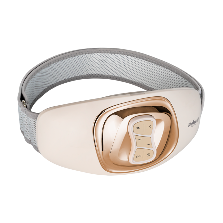 Масажен колан REBEL ACTIVE, вибрации, електростимулация, отопление, 95см, 265х130х90мм