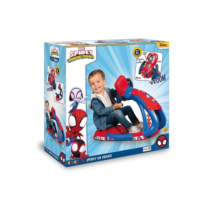 Фигура SMOBY Spidey Driving Simulator, многоцветна, 370218