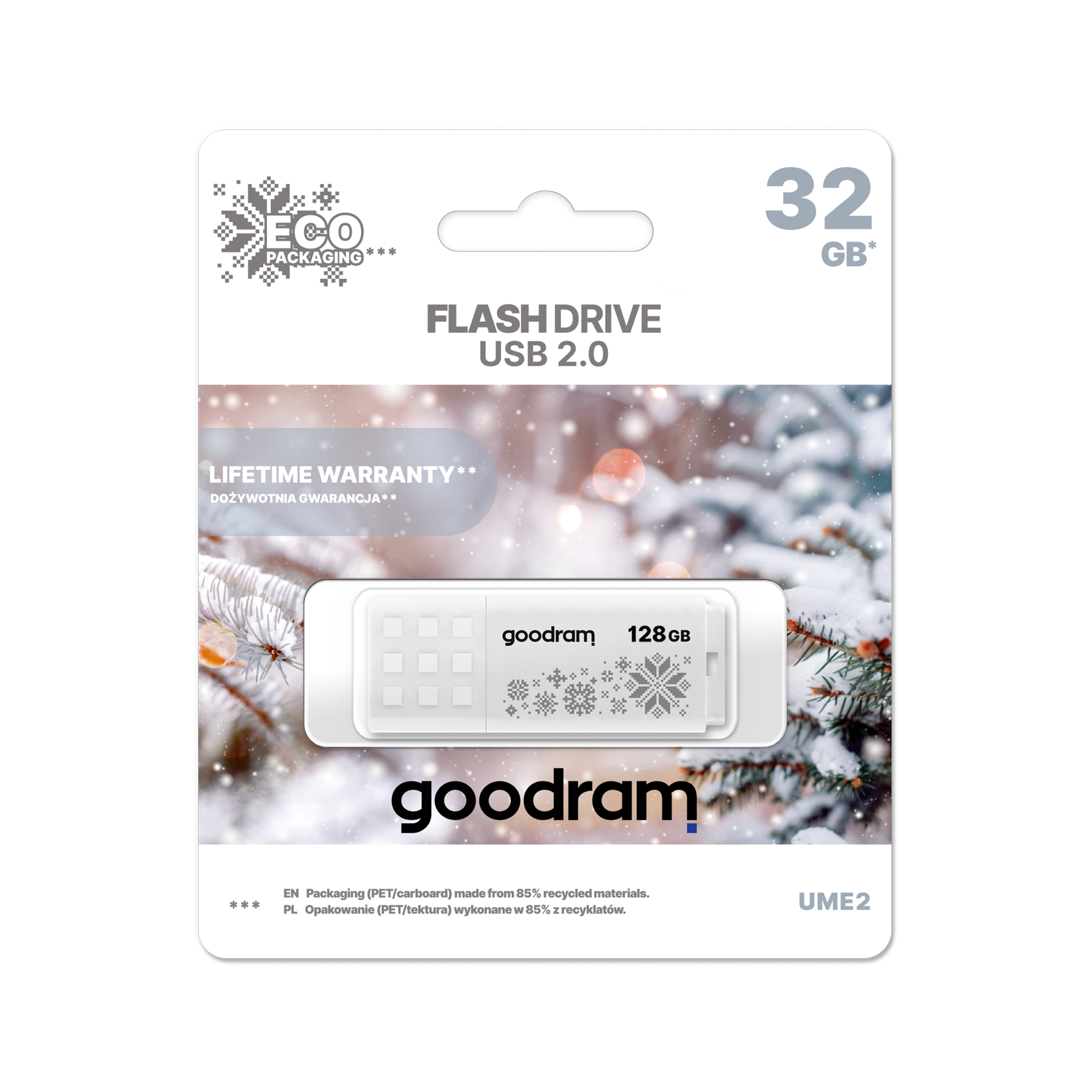 Memorie USB 2.0, 128GB, 20MB/s, 5MB/s, alb - eMAG.ro