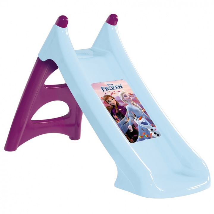 Детска пързалка, Frozen, Zjezdzalnia XS, 90см, неплъзгаща се, възможност за свързване към градински маркуч
