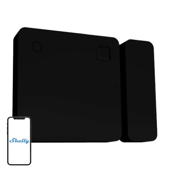 Senzor Bluetooth pentru usa/fereastra Shelly BLU (negru)