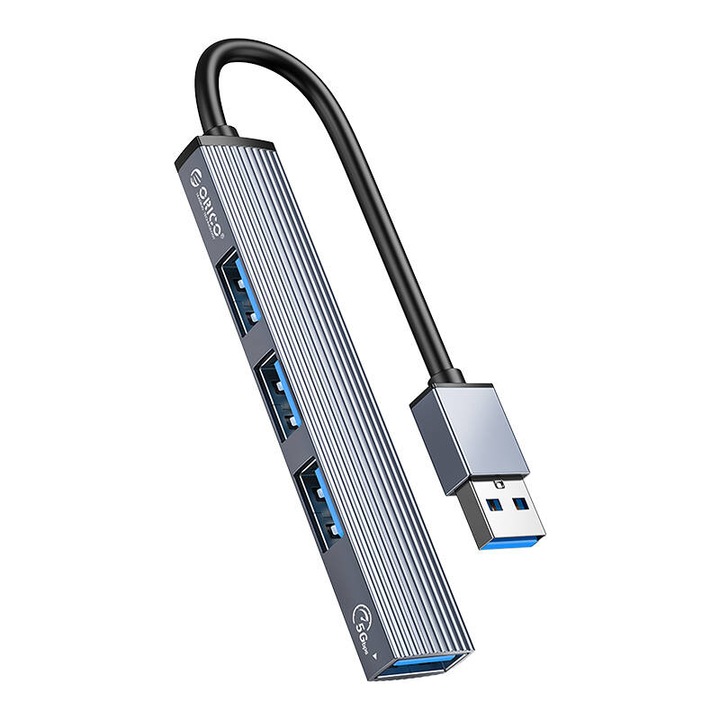 Orico AH-A13 USB хъб, 4x USB 3.0, сив