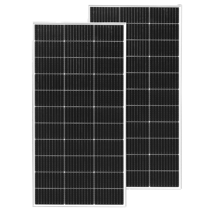 Set 2 Panouri Solare Monocristaline 240W, Dimensiuni 1045x550x25mm, Greutate 6.6kg