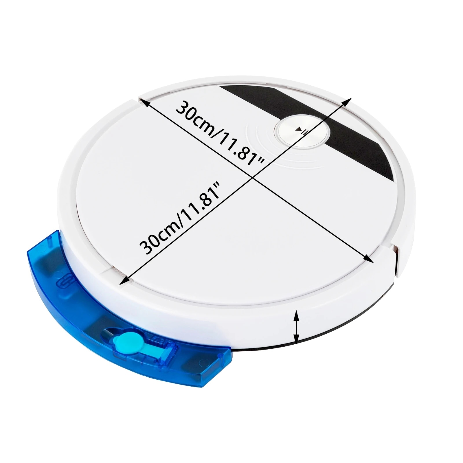 Aspirator robot, 1800Pa putere de aspiratie, 90 minute autonomie, alb, 30x4.5cm
