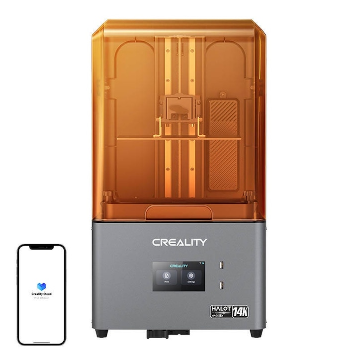 3D принтер Creality Halot-Mage S, 10.1" LCD 14K, 150 mm/h, 223x126x230 mm, пълен комплект