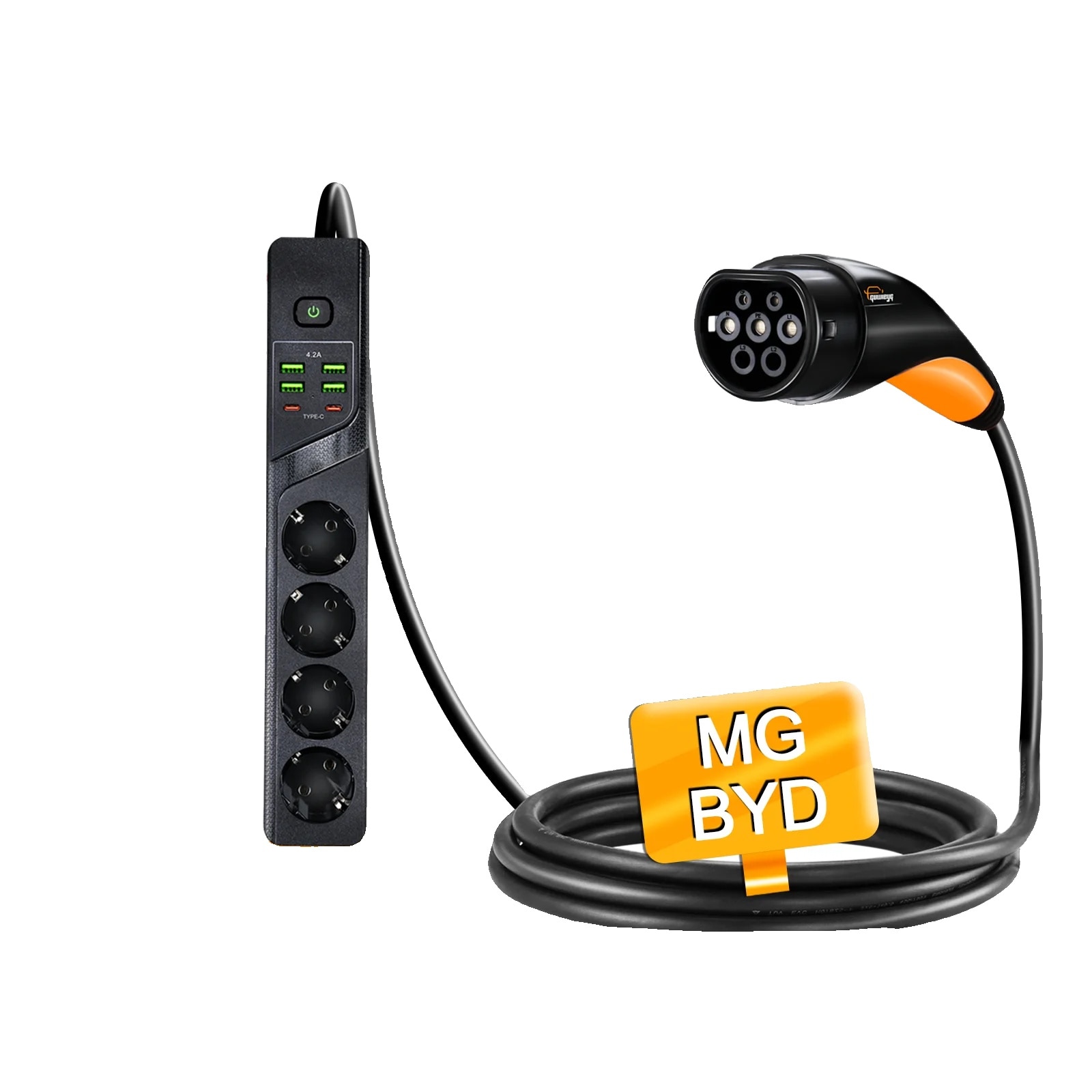その他 Dilu, Anguillous Charger CSR Incarcator auto, IEC62196 V2L Discharger, compatibil cu MG BYD