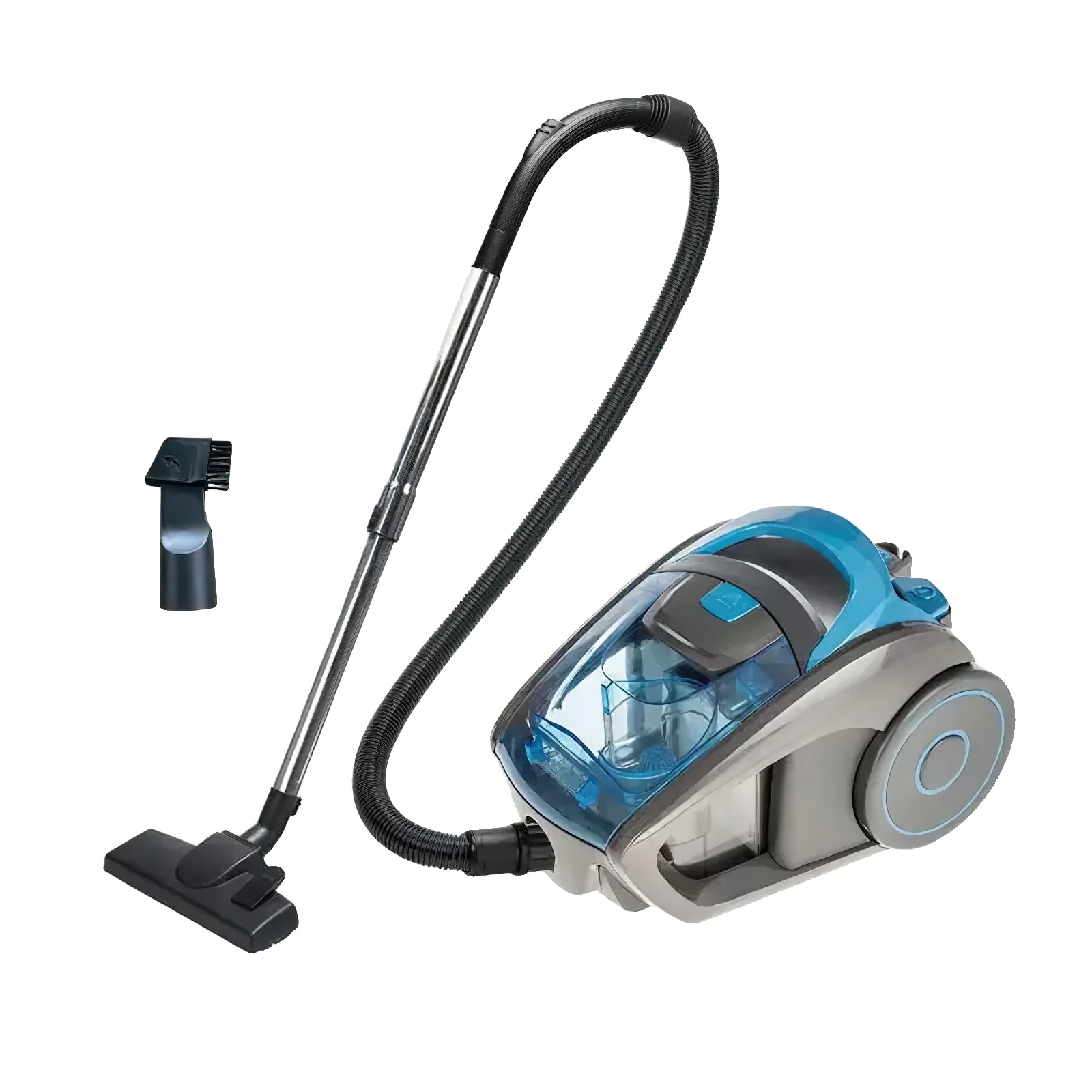 Aspirator cu fara sac 2500W, functie umeda si uscata, 5m cablu, accesorii inclus, EU Plug