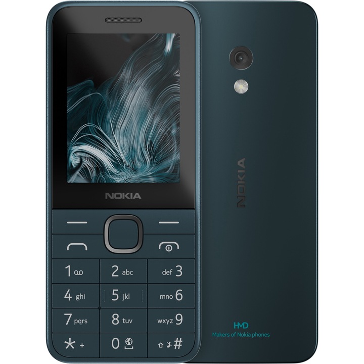 Смартфон Nokia 225 4G 2025, 64MB, 128MB, Dark Blue