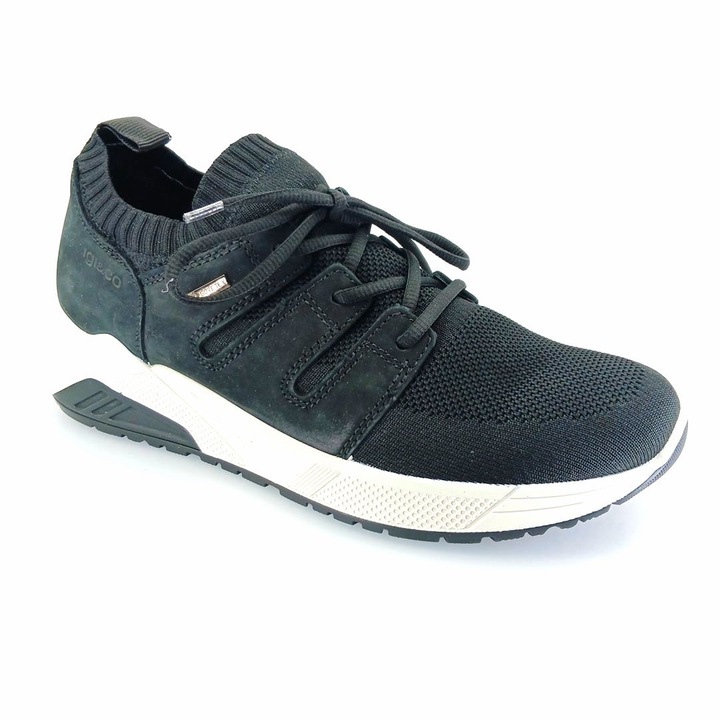 Мъжки маратонки IGI&CO, кожа, водоустойчиви, черни, мека подплата, 42 EU